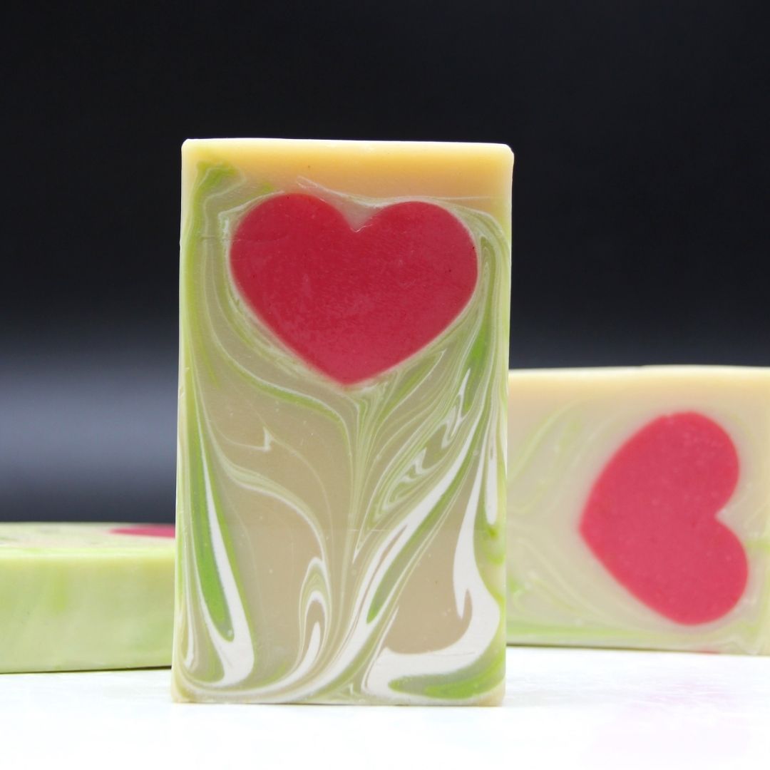 Seife von Herzen